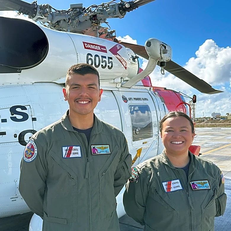AP Interview: Coast Guard swimmer says he fought waves, darkness to rescue 16 people from ocean