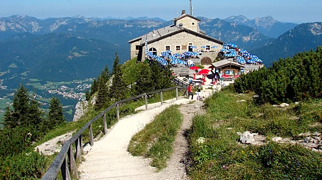 Fire breaks out at Alpine retreat built for Hitler in Germany. A person is detained