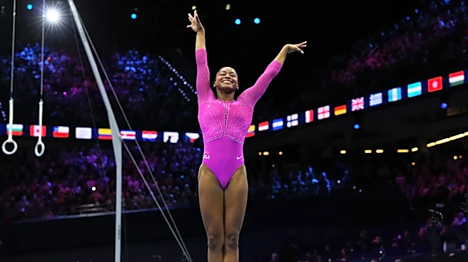 Newly minted all-around champ Skye Blakely adds two more medals at world gymnastics championships
