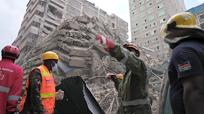 1 person rescued from collapsed building in Kenya as others remain missing