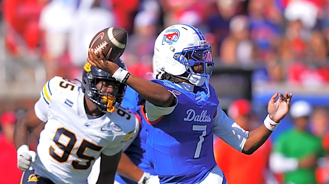 Kevin Jennings breaks SMU's TD passing record as No. 23 Mustangs beat Cal 59-20