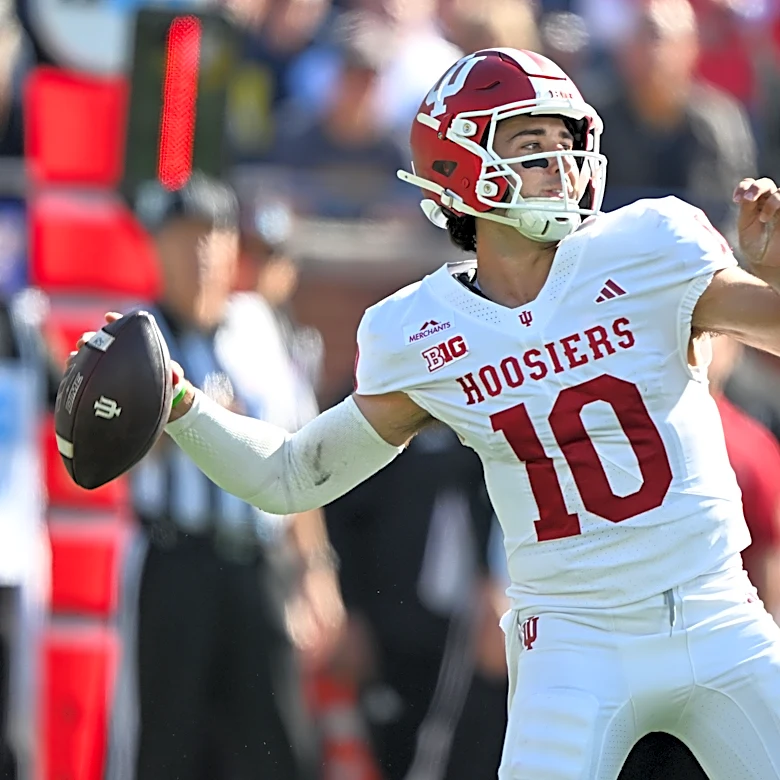Hoover's TD run lifts No. 6 Indiana to 13-6 OT win at Michigan, its 1st win at Big House since 1967