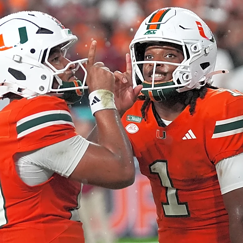 Miami rolls in its first game as No. 1 team, No. 6 Indiana hangs on in OT and No. 8 Texas Tech loses