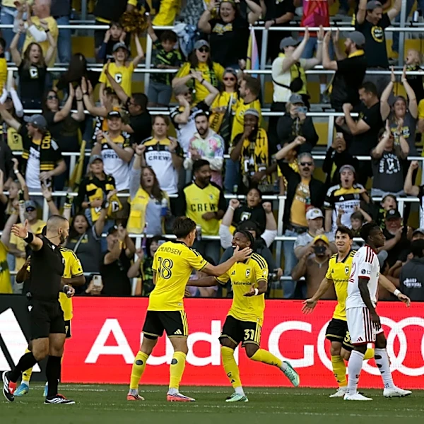 Malte Amundsen scores 2 goals, Crew beats Toronto 4-2 for 5th win in last 6 games