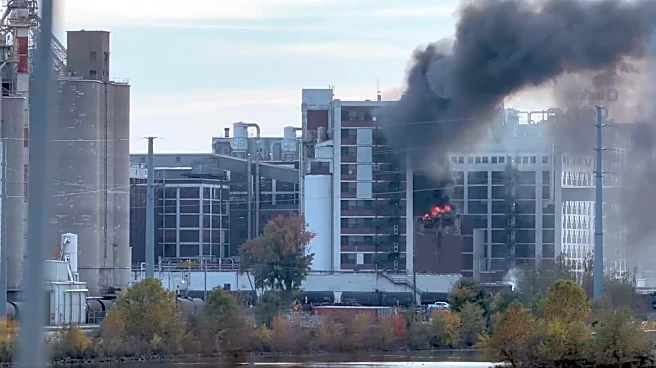 Explosion and fire erupt at Quaker Oats plant in Cedar Rapids, Iowa; no injuries