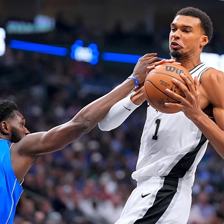 Wembanyama, Harper lead Spurs past short-handed Mavericks 122-106 for their first victory