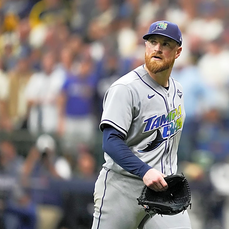 Drew Rasmusssen can't make it through 4th inning as Rays blow 4-0 lead in Game 2 loss to Brewers