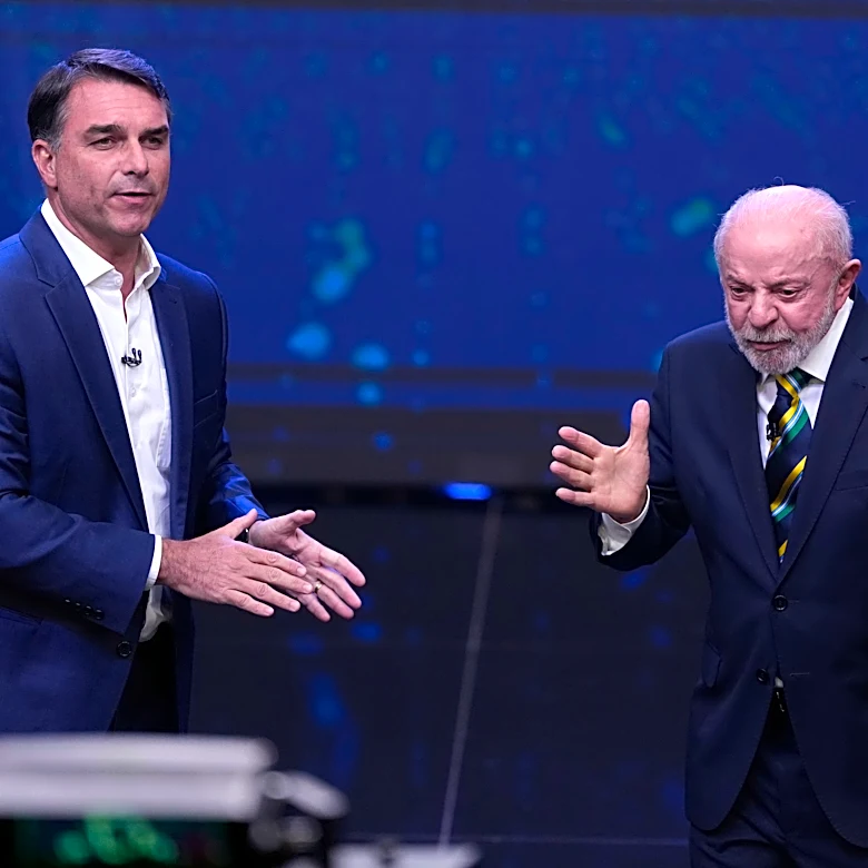 The Latest: Brazilians choose between Lula and Flávio Bolsonaro in presidential runoff