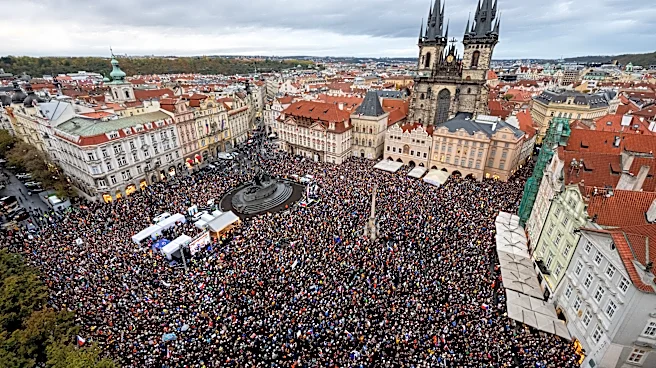 Thousands protest in Prague as government advances public media funding overhaul