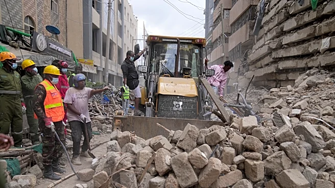 4 rescued on third day after Kenya building collapse as families lose hope