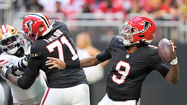 Michael Penix Jr. throws 3 TD passes, Falcons force 4 turnovers to give 49ers first loss, 29-20