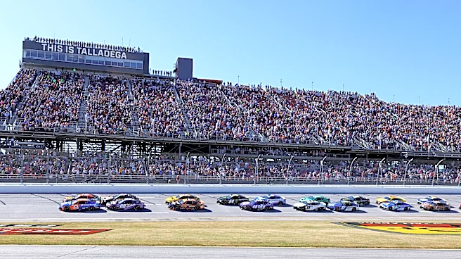 NASCAR race at Talladega stopped after Joey Logano's car goes airborne in scary 15-car wreck