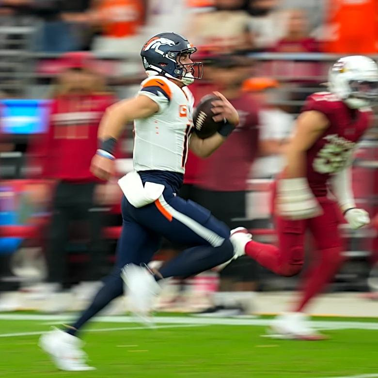 Bo Nix runs for a 62-yard TD, leads Broncos past the Cardinals for a 30-16 win