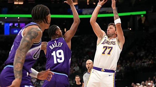 Luka Doncic scores NBA season-high 52 points in the Lakers' victory over the Jazz