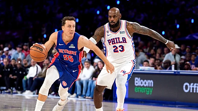 Cunningham scores 26, Collins has double-double in Detroit's 106-93 win over LeBron, 76ers
