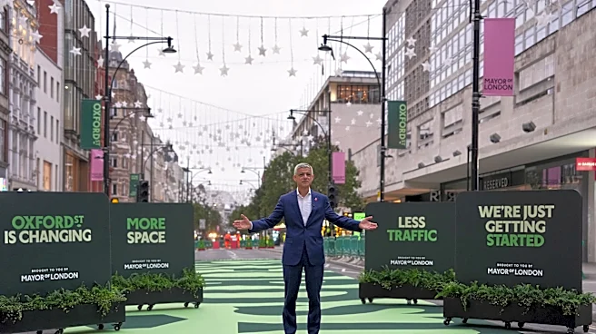 London’s Oxford Street bans traffic as city tries to revitalize once grand shopping district