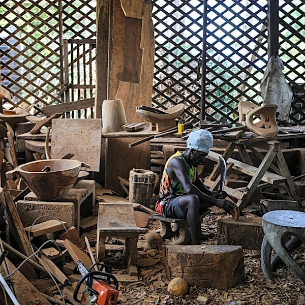 In Suriname's rainforest, Saamaka woodcarvers face the pull of gold mining and logging