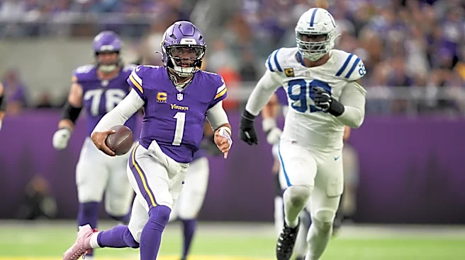 Undefeated Vikings seek more from a dragging offense. Murray's running presents plenty of potential
