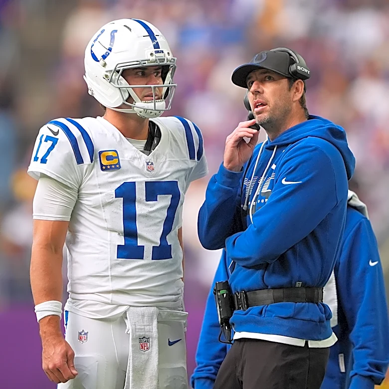 Colts coach Shane Steichen continues to show faith in QB Daniel Jones by keeping him the starter