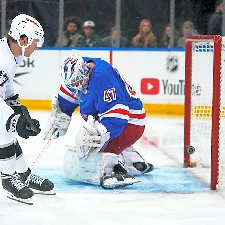 James Reimer's Rangers debut lasts just a period as he allows 3 goals on 8 shots