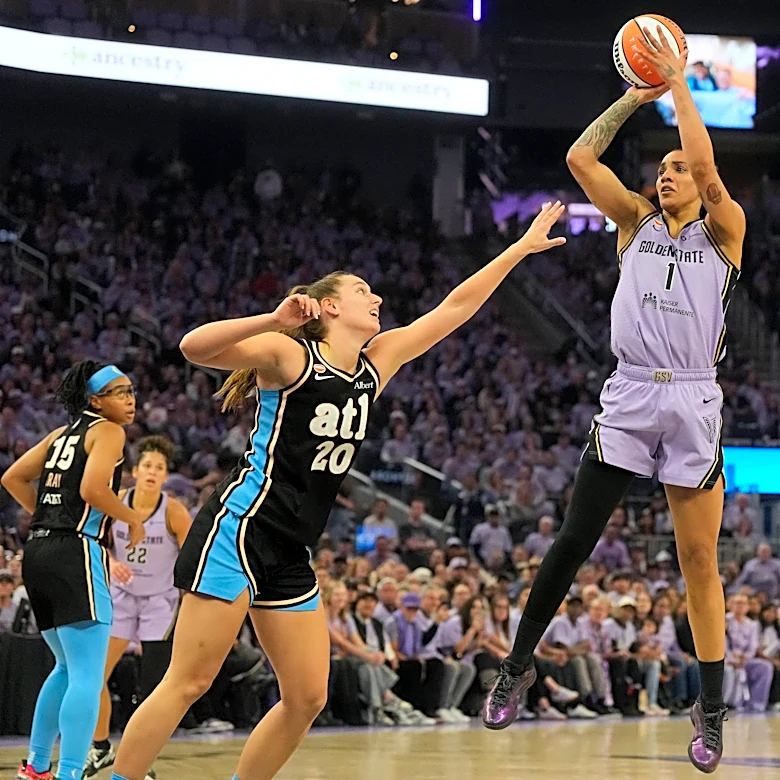 Kiah Stokes' big night on both ends leads Valkyries past Dream 64-55 and within a win of WNBA title
