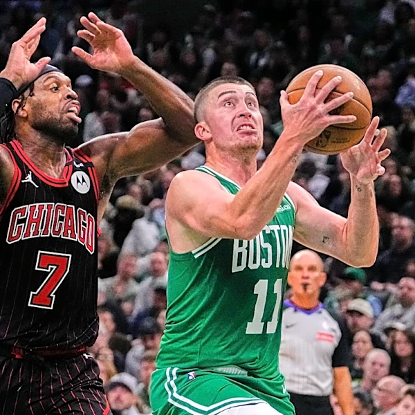 Pritchard scores 28 points and has red-hot 3rd quarter to carry Celtics to 134-99 rout over Bulls