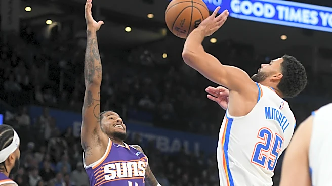 Ajay Mitchell, Shai Gilgeous-Alexander lead injury-riddled Thunder past Suns 125-114