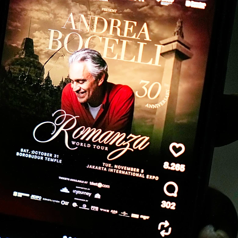 Andrea Bocelli concerts in Indonesia to proceed despite opposition from Muslim clerics