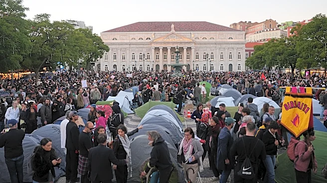 Portugal’s Parliament debates government spending plans as housing protests swell