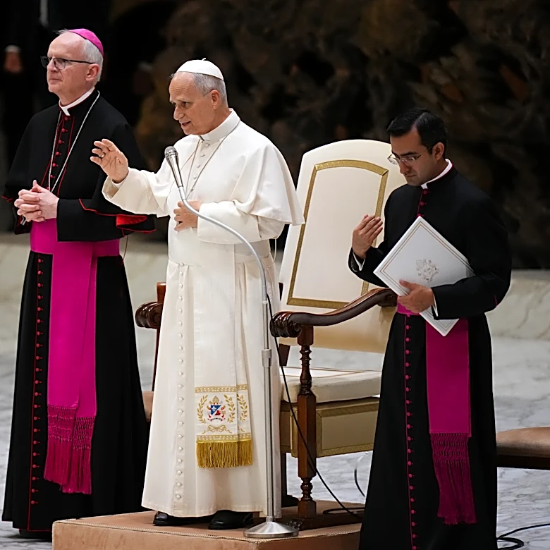 Pope says 'there is no such thing as a holy war' in message to religious leaders