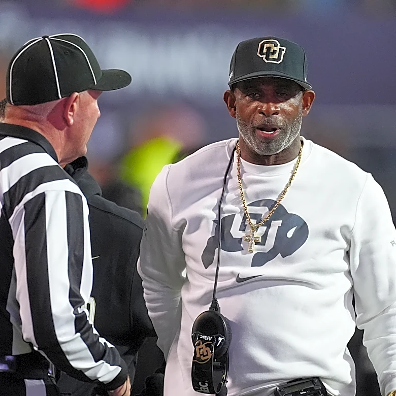 Deion Sanders brushes off comment made about offering money to silence critics, says it was a joke