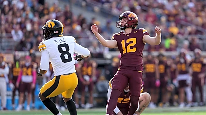 Minnesota's late-arriving kicker Luke Drzewiecki quickly made a new home and a strong impression