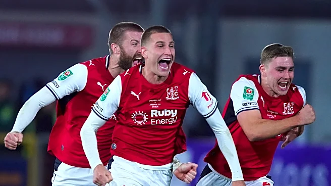 Arsenal embarrassed in penalty-shootout loss to 4th-tier Fleetwood in English League Cup stunner