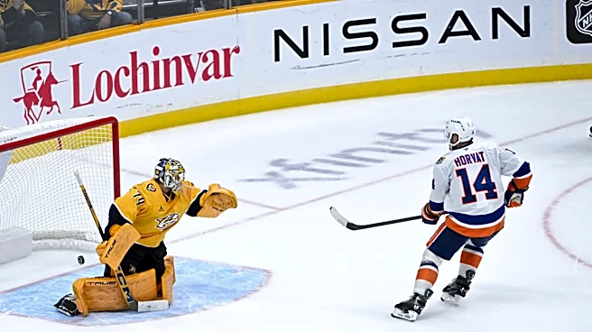 Palmieri, Horvat score in shootout, Varlamov gets 1st win since 2024 as Islanders beat Predators 4-3