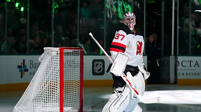 'Finally!' Hellebuyck wins his New Jersey debut over Dallas playing for the first time in 6 months