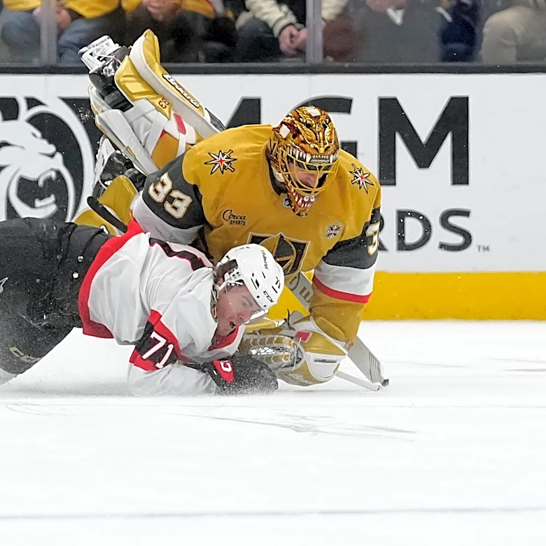 Raphael Lavoie scores his 1st NHL goal as the Golden Knights beat the Senators 4-1