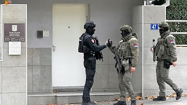 Serbian police say assailant killed after attacking a guard outside the Israeli Embassy in Belgrade