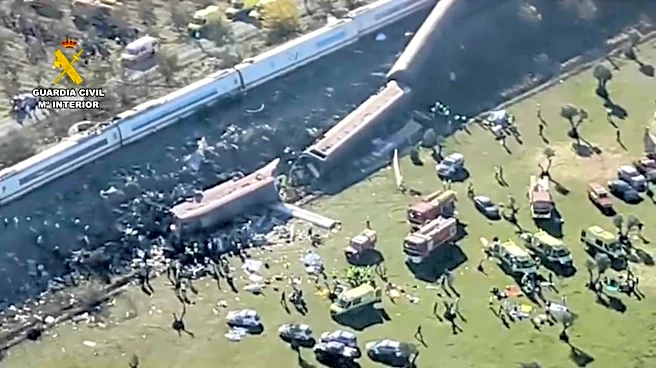 At least 30 dead in crash between 2 trains in central Spain, media say