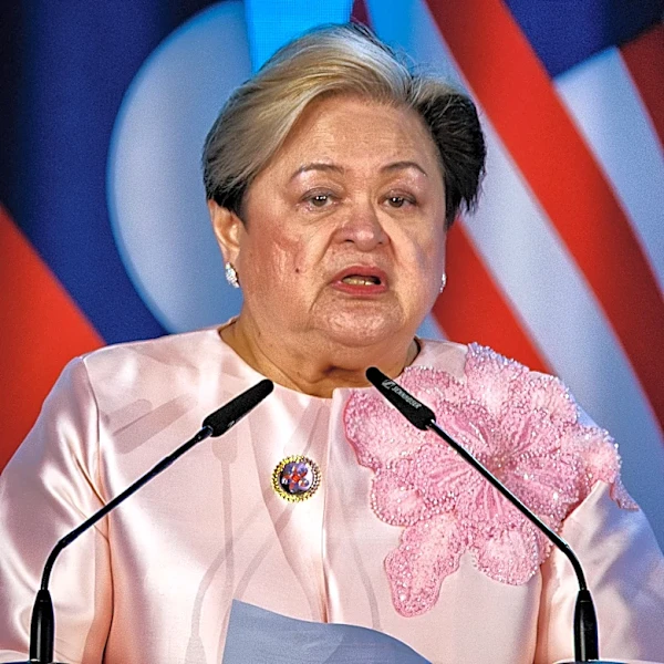 The Philippines' top diplomat leads a humanitarian mission to Myanmar