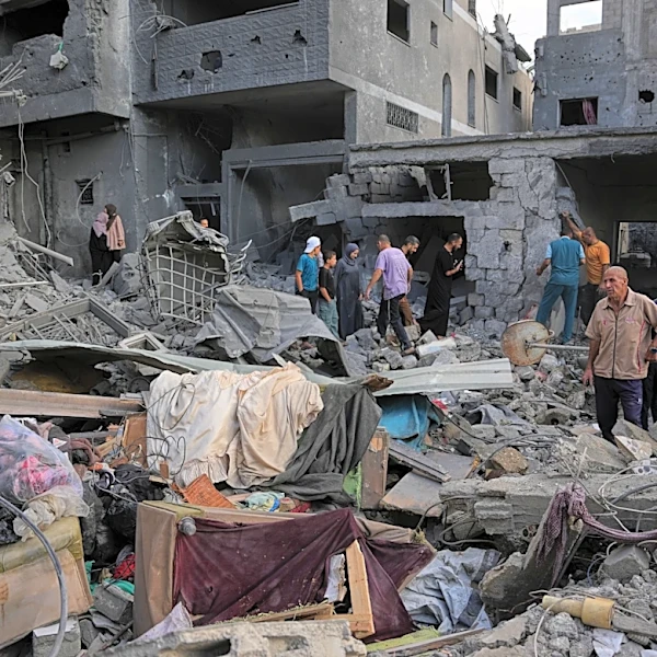 Gaza residents watch Israel election, hoping to unseat Netanyahu as airstrikes continue
