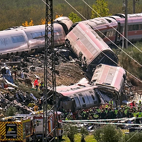At least 68 dead in Spain after one high-speed train slams into another stopped on tracks
