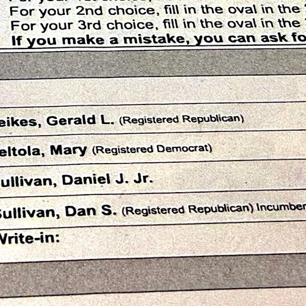 Report: Peltola's campaign involved in effort to recruit second Dan Sullivan for Alaska Senate race