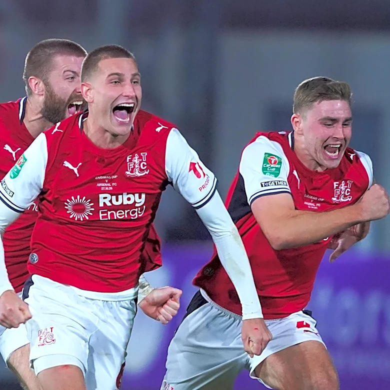 Fleetwood's Cod Army still reveling after pulling off major cup upset over Arsenal