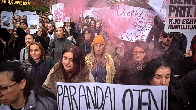Thousands in Kosovo demand state action after 8 women die this year in domestic violence