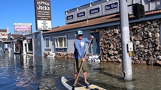 King tides inundate streets and flood homes and businesses along both US coasts