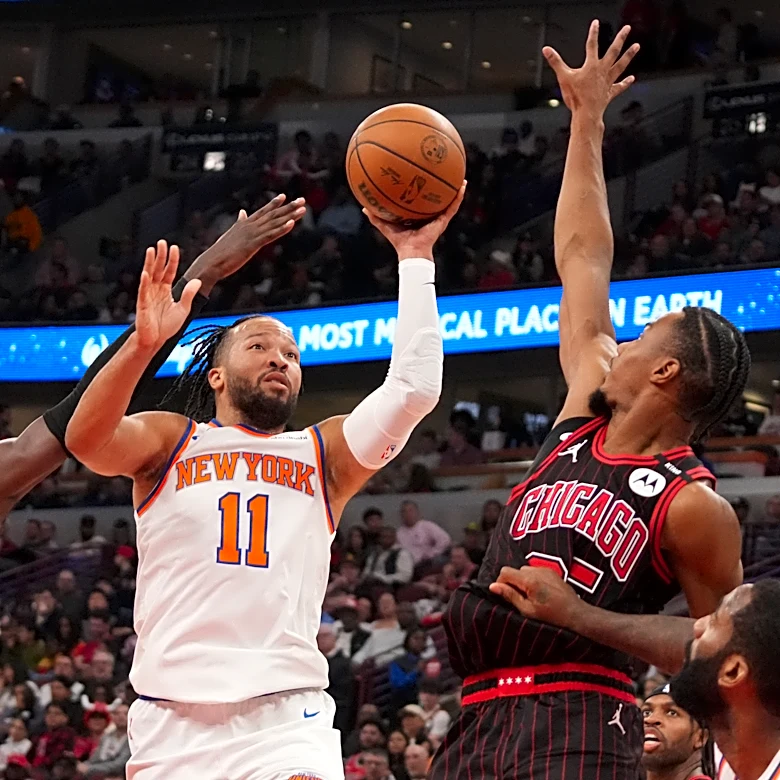 Jalen Brunson scores 38 points as the Knicks beat the Bulls 133-127