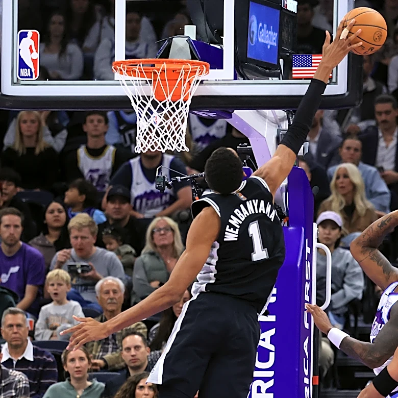 Wembanyama scores 36 points and the Spurs clamp down in overtime to beat the Jazz 117-111