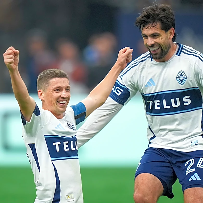 White scores 100th MLS goal as Whitecaps beat San Diego 4-1 to strengthen hold on 1st place