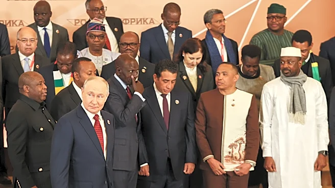 Putin woos African leaders at a Moscow summit aimed at expanding Russia-Africa ties