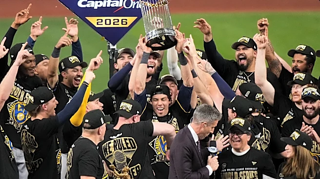 Yelich pays tribute to Uecker after finally leading Brewers to their first World Series title